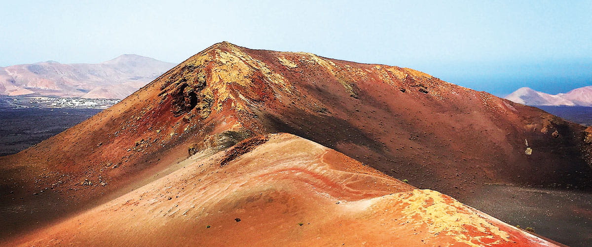 The volcanic scenery of Timanfaya National Park